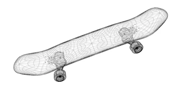 Skateboard på bakgrund — Stockfoto