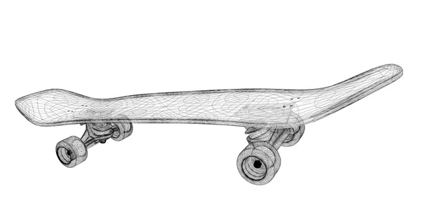 Skateboard su sfondo — Foto Stock