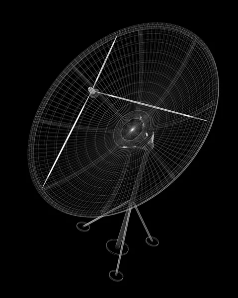 Uydu anteni, dijital — Stok fotoğraf