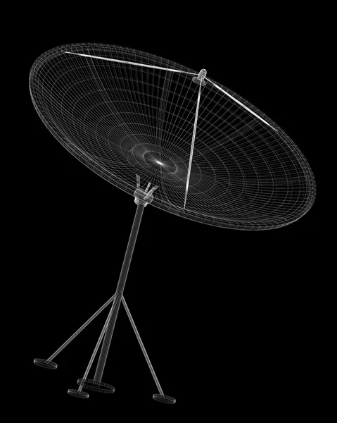 Satellitenantenne, digital — Stockfoto