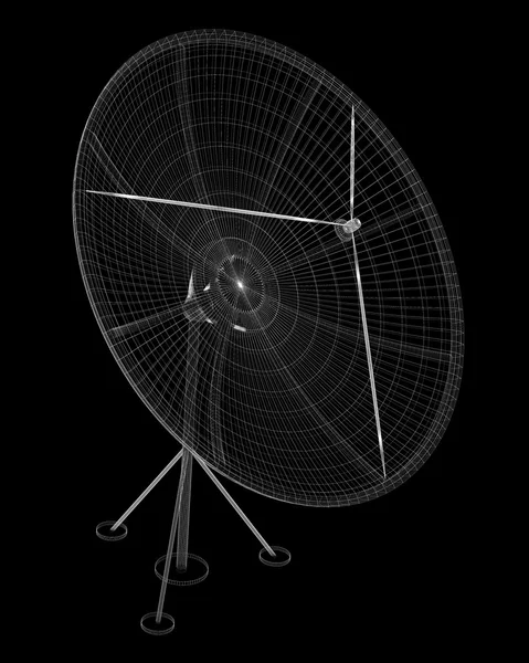 Satellitenantenne, digital — Stockfoto