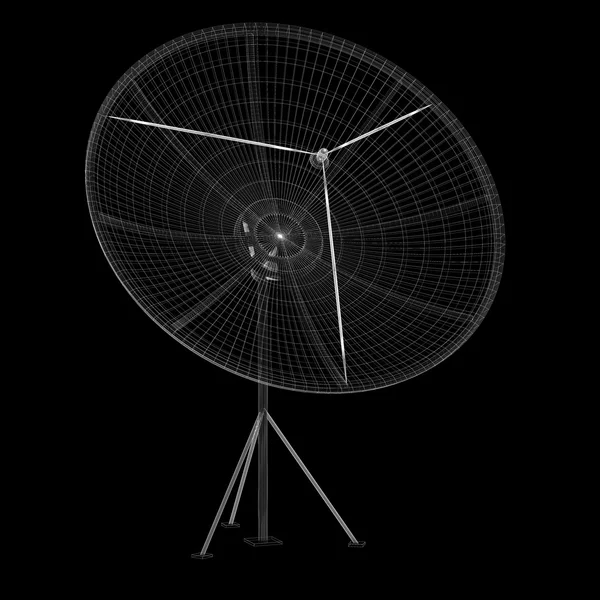 Satellietantenne, digitale — Stockfoto