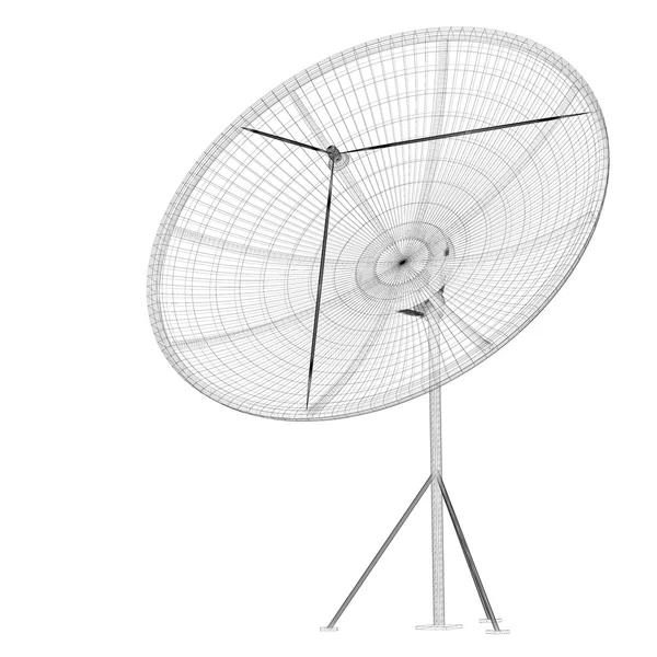 Antena de satélite, digital — Fotografia de Stock
