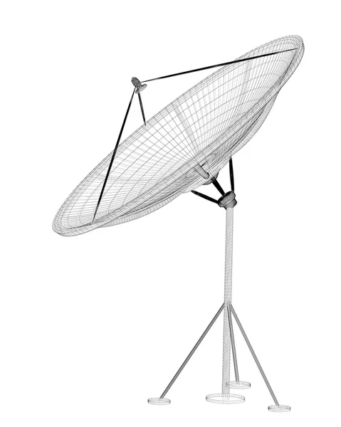 Antena satelitarna, cyfrowy — Zdjęcie stockowe