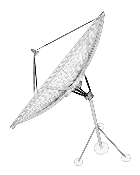 Antena satelit, digital — Stok Foto