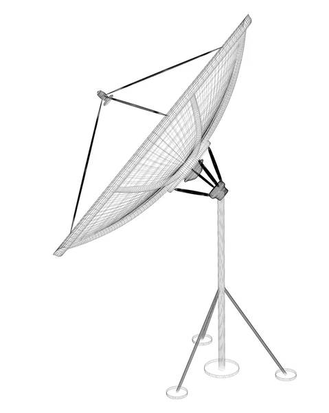 Antenne satellite, numérique — Photo