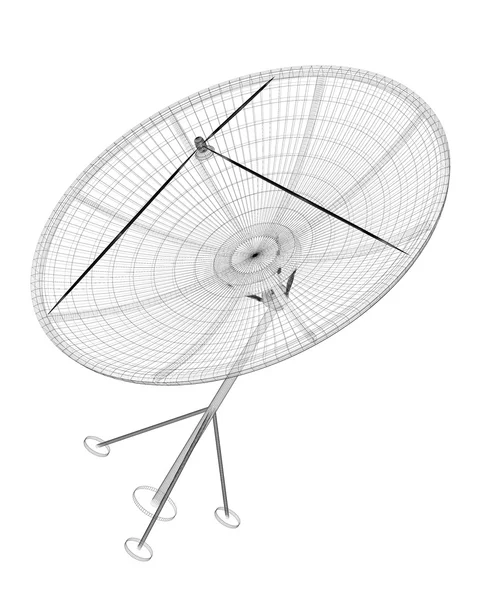 Супутникової антени, цифрові — стокове фото
