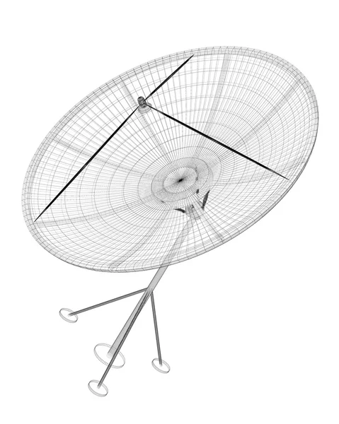 Satellitenantenne, digital — Stockfoto