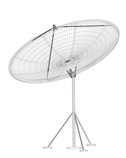 Satellitenantenne, digital — Stockfoto