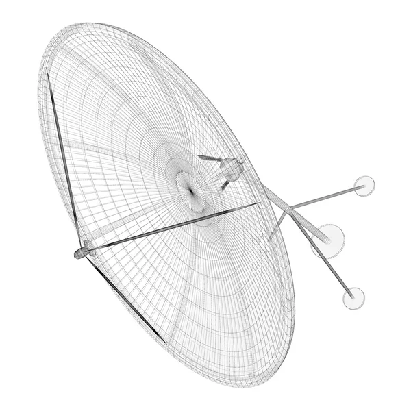 Satellitenantenne, digital — Stockfoto