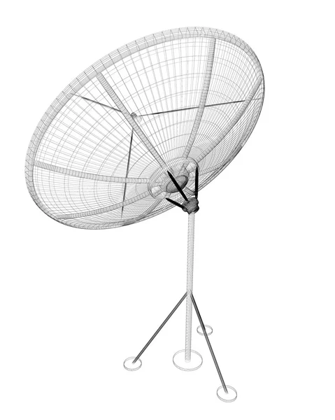 Satellite antenna, digital — Stock Photo, Image