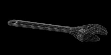 bir arka plan üzerinde izole ayarlanabilir anahtarı