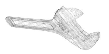 bir arka plan üzerinde izole ayarlanabilir anahtarı