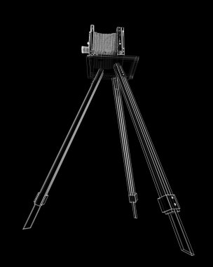 Vintage eski film kamera