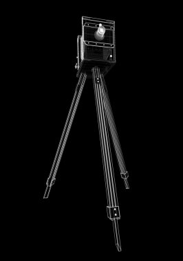 Vintage eski film kamera