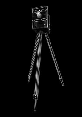 Vintage eski film kamera