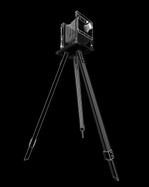 Vintage eski film kamera