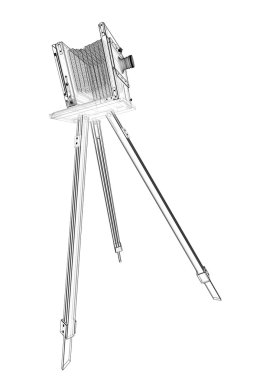 Vintage eski film kamera