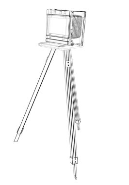 Vintage eski film kamera