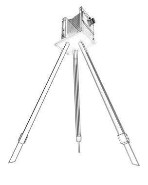 Vintage eski film kamera