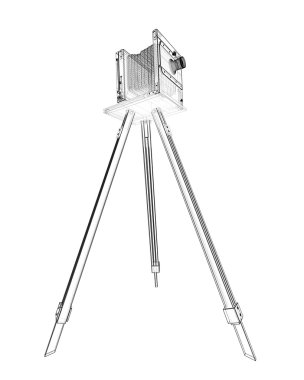 Vintage eski film kamera