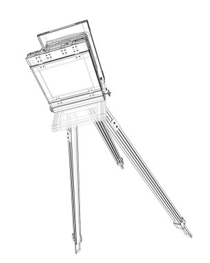 Vintage eski film kamera