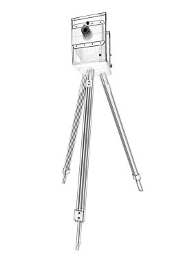 Vintage eski film kamera