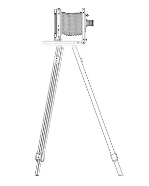 Vintage eski film kamera