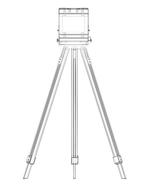 Vintage eski film kamera