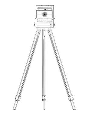 Vintage eski film kamera