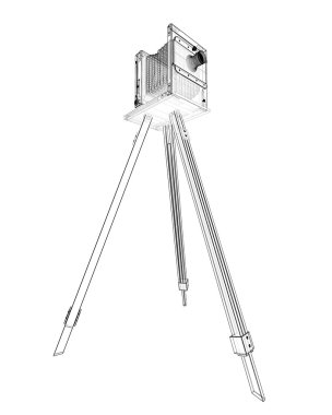 Vintage eski film kamera