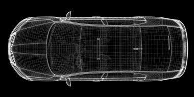 Araba taksi, 3d modeli