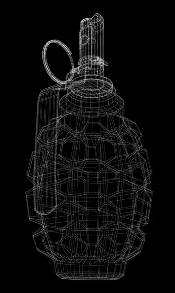 单颗手榴弹与副本空间 — 图库照片