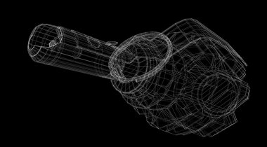 Kopya alanı ile tek el bombası