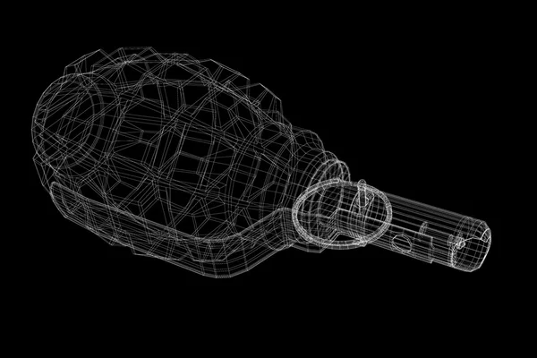 Kopya alanı ile tek el bombası