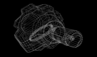 Kopya alanı ile tek el bombası