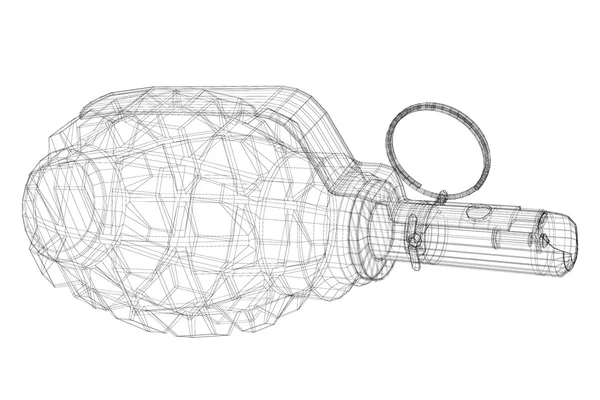 单颗手榴弹与副本空间 — 图库照片