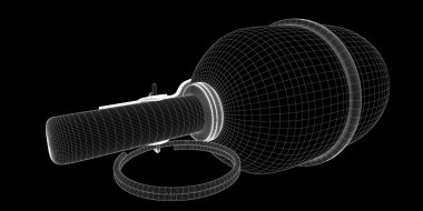 Kopya alanı ile tek el bombası