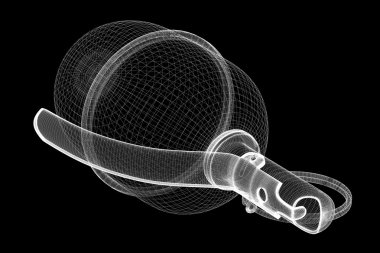 Kopya alanı ile tek el bombası