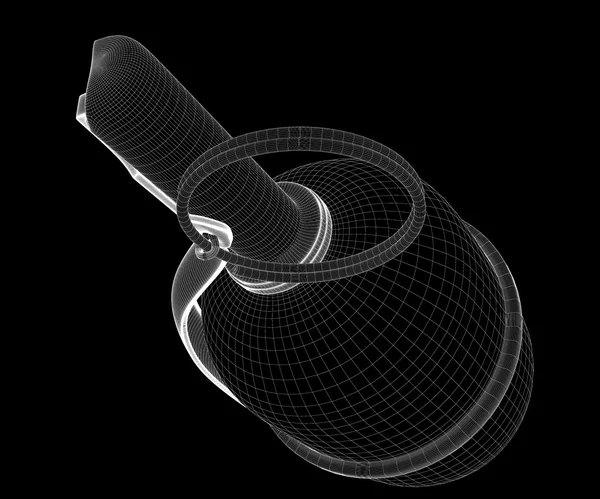 Kopya alanı ile tek el bombası