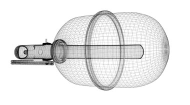 Kopya alanı ile tek el bombası