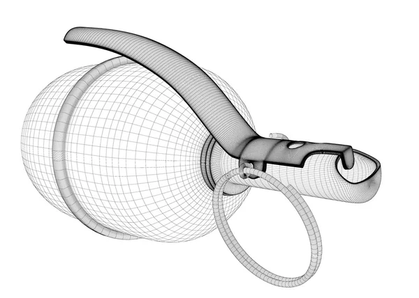 单颗手榴弹与副本空间 — 图库照片