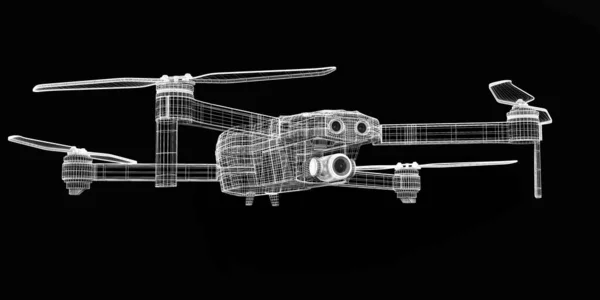 3 D 렌더링 드론 모델 — 스톡 사진