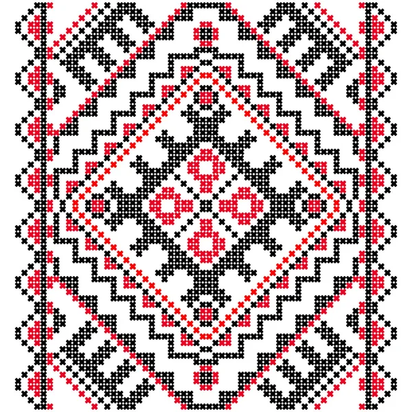 Stickerei. Ukrainisches Nationalornament — Stockvektor