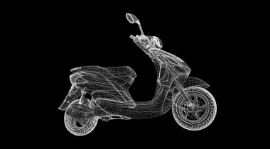 bir arka plan üzerinde motosiklet