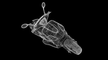 bir arka plan üzerinde motosiklet