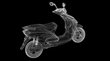 bir arka plan üzerinde motosiklet