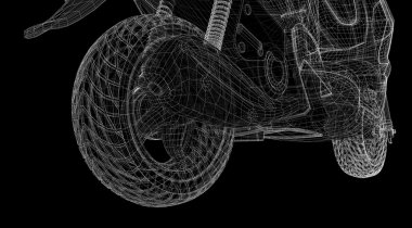 bir arka plan üzerinde motosiklet