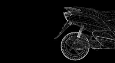 bir arka plan üzerinde motosiklet