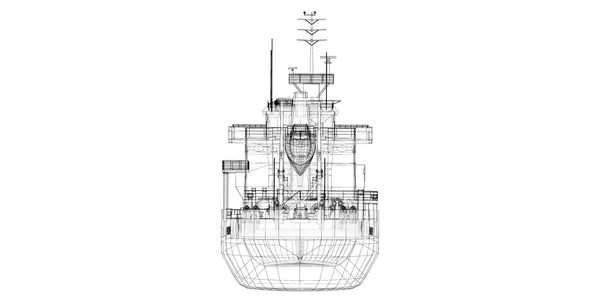 Barge , ship — Stock Photo, Image